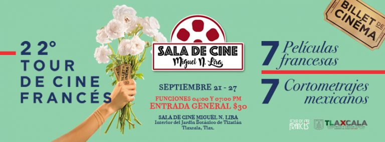 Inicia el 22 Tour de Cine Francés en la Sala Miguel N. Lira