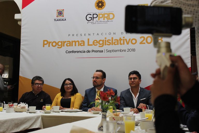 Presenta grupo parlamentario del PRD agenda legislativa «de avanzada»
