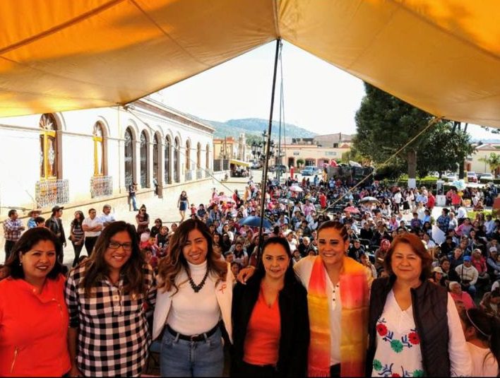 Exigen mujeres de Tlaxco a diputada Michaelle Brito se pronuncie a favor de Alerta de Género