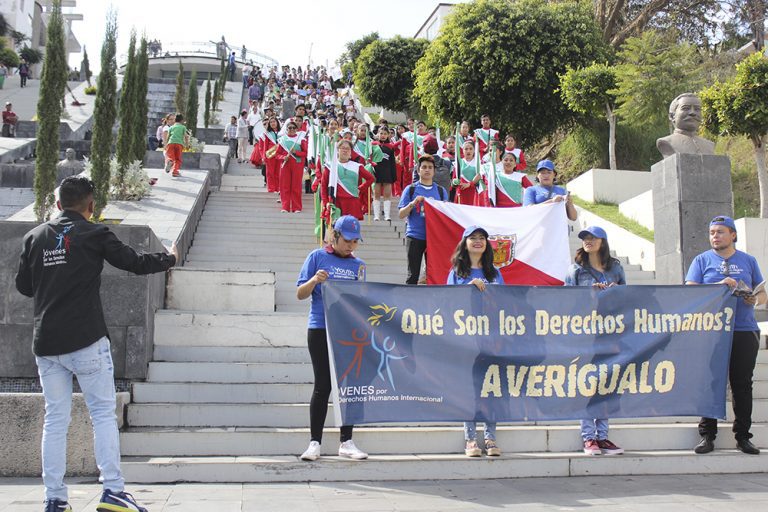 Realiza JDHTlaxcala Caravana en el marco del Día Internacional de los DH