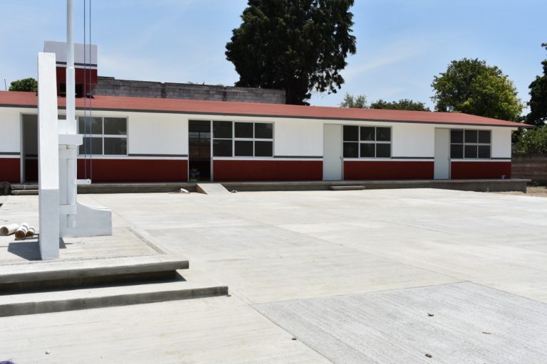 Xochicalco está por estar estrenar preescolar; registra 95% de avance esta obra en Zacatelco