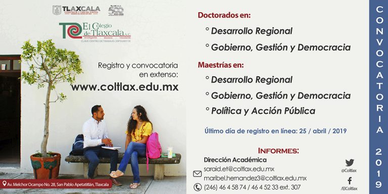 ¿Conoces los 5 programas de posgrado del Coltlax? Aún estás a tiempo de aplicar
