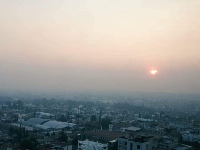Contaminación ambiental del Valle de México afecta los cielos de Tlaxcala