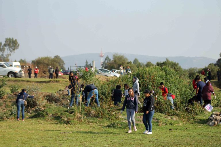 Sigue limpieza de Laguna de Acuitlapilco para volverla zona ecoturística