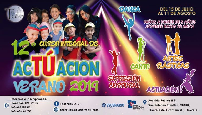 Montarán obra con tema ecológico en Curso Integral de Actuación Verano 2019 en Teatrubu