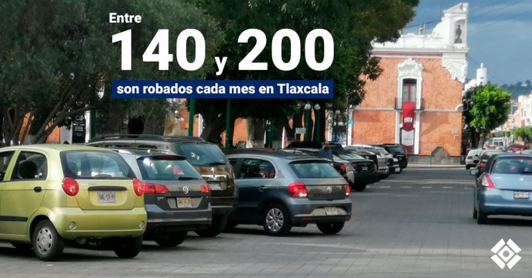 900 automóviles robados en Tlaxcala durante los primeros cinco meses del año.