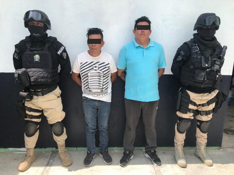 Detienen a integrantes de banda de robo de autopartes en Zacatelco; lo persiguen hasta Zacualpan