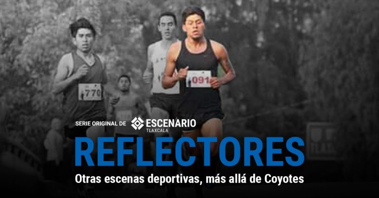 El que mucho corre, pronto alcanza. Cristian Mexicano, maratonista tlaxcalteca