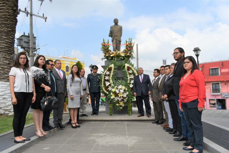 Celebran el CXXXI natalicio del general Domingo Arenas en Zacatelco