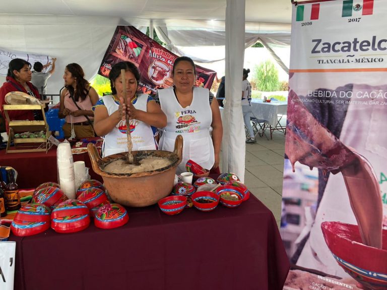 En el Encuentro Nacional de Artesanos en Cholula estuvo presente Zacatelco