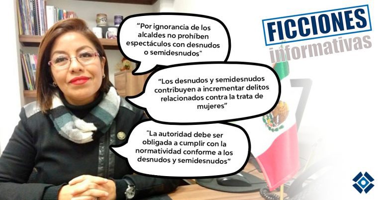 ¿Desnudos y semidesnudos violan la ley? Algunas ficciones en los dichos de Leticia Hernández