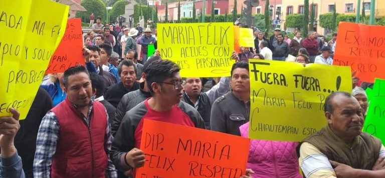 Hubo violencia de género en manifiesto de Chiautempan vs Tlaltelulco