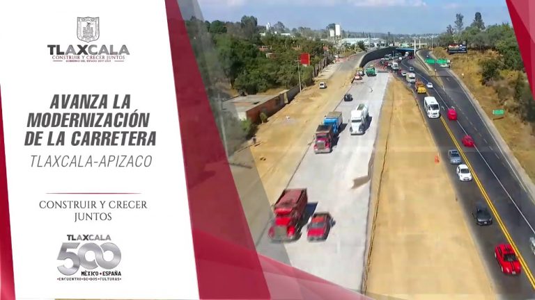Lesiones y daños materiales, saldos de la (aún no inaugurada) carretera Apizaco-Tlaxcala