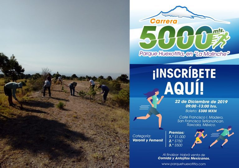Corre en las faldas de la Malinche; participa en la carrera de 5 km de Parque Huexotitla