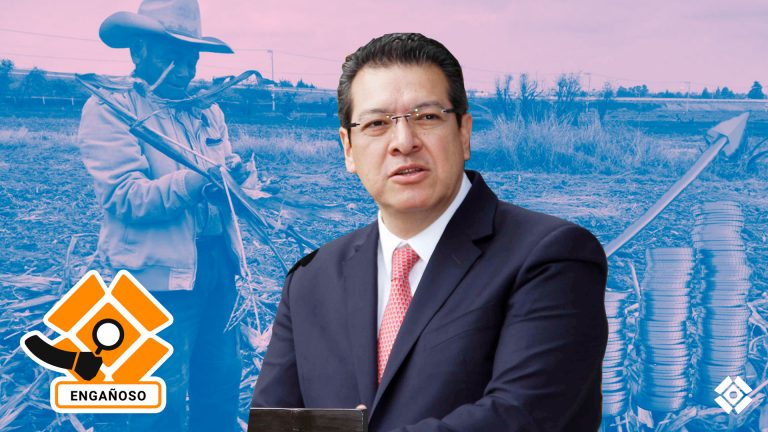 Discurso engañoso de Mena del crecimiento económico y apoyo al campo