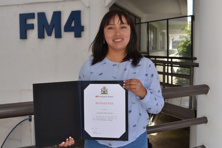 Alumna BUAP de Zacatelco estudia galaxia y gana  lugar en Congreso Nacional de Física
