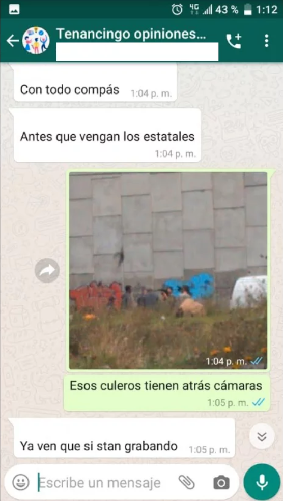 Filtran chats de vecinos en Tenancingo que planean linchar a periodistas de Fox News 4 Captura de Pantalla 2020 02 05 a las 21.02.26