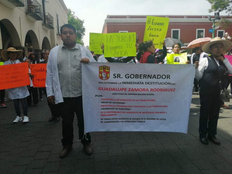 [VIDEO] «¿Qué le pasa a Lupita? ¿Qué es lo que quiere? ¡Robar!»: Trabajadores Sector salud