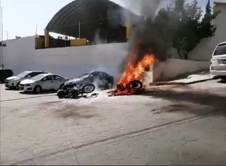 Tahoneros provocan incendio y demandan a Totolac 4 mdp como apoyo por Covid-19
