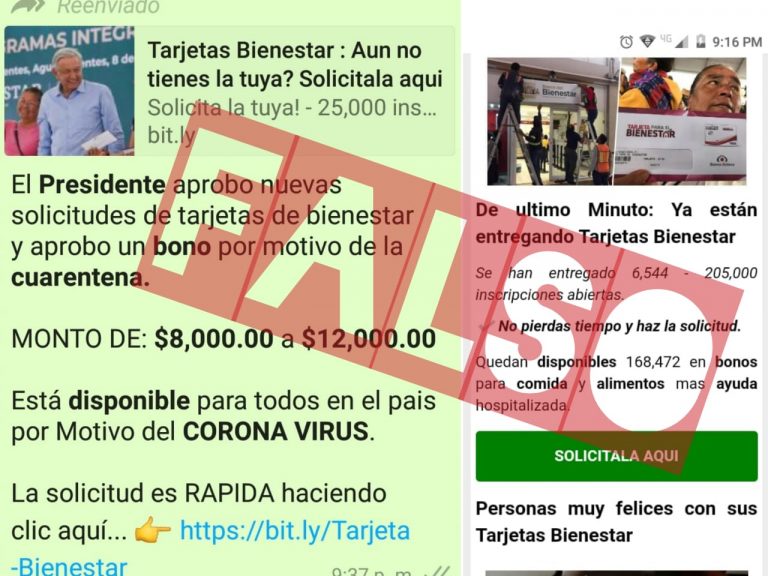 No existe trámite por internet de Tarjetas para el Bienestar como circula en redes sociales