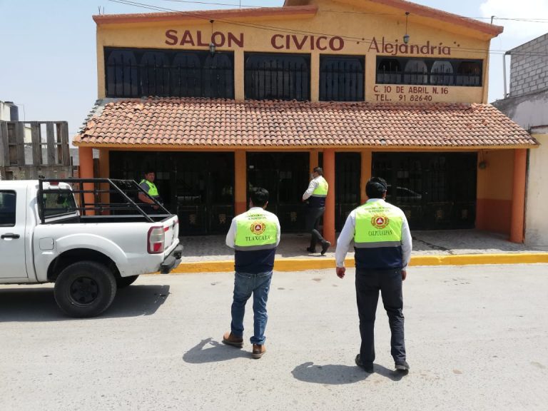 Salón social de Calpulalpan incumple medidas sanitarias y es clausurado