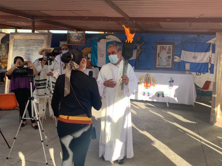 Antorcha Guadalupana llega a Tlaxcala, estado que excluye tema migratorio