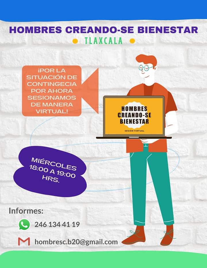 hombres-Masculinidades-Tlaxcala-Hombre creándose bienestar