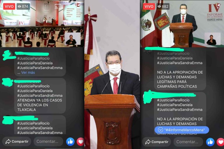 Justicia pidieron mujeres durante informe de Mena para casos de violencia