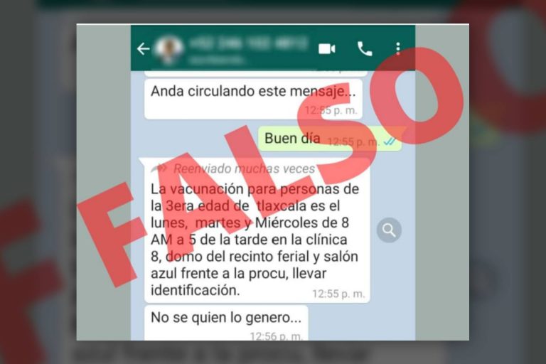 Falso: Tlaxcala Capital aún sin fecha ni lugar para aplicar vacuna Covid
