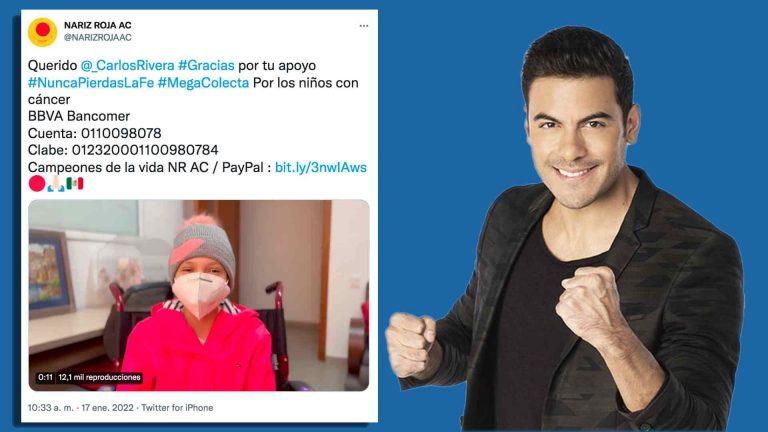 Carlos Rivera pide donar a fundación para niños tlaxcaltecas con cáncer