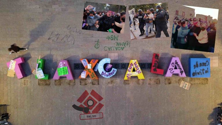 Falso que no hubo agredidas, detenidas y lesionadas el 8M en Tlaxcala
