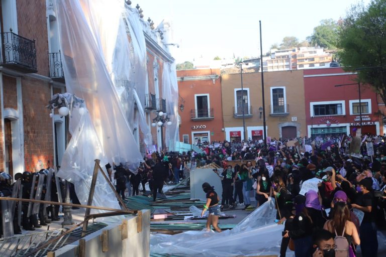 ¿Qué dice el gobierno de Lorena Cuéllar del lo ocurrido el 8M en Tlaxcala?
