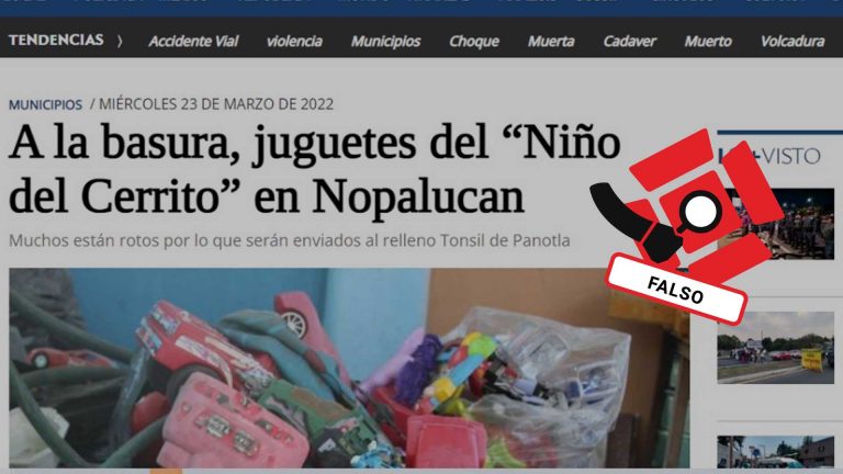 Ficciones informativas: En la Iglesia de Cerrito en Nopalucan no tiran juguetes