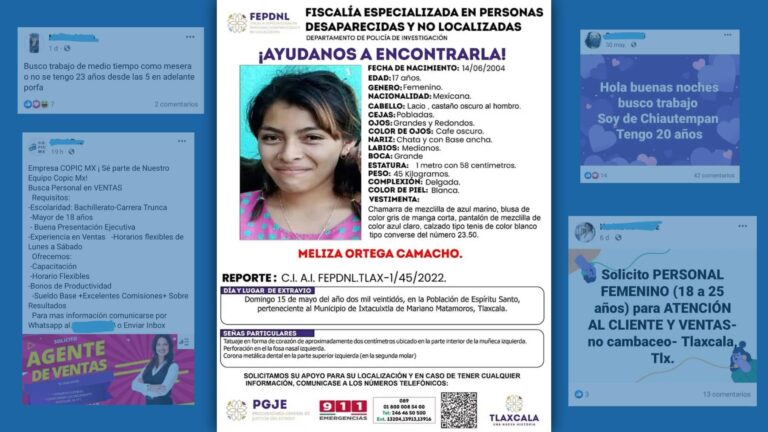Al buscar empleo en internet, mujeres jóvenes en Tlaxcala se exponen a feminicidas