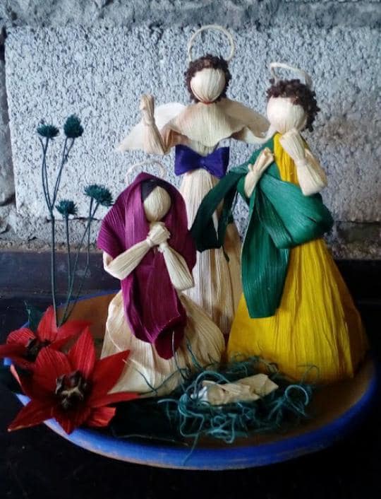 Las hojas de maíz se transforman en obras de arte gracias a artesanas de Españita 1 maiz secretaria cultura - Españita