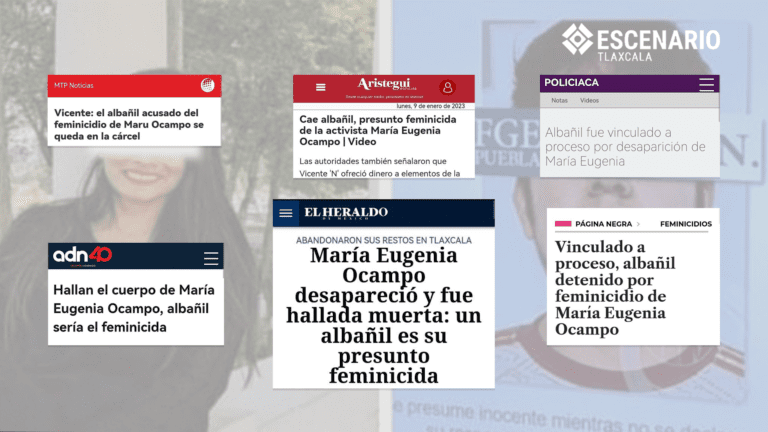 ¿Por ser albañil, es asesino? Medios estigmatizan el oficio en el caso de María Eugenia Ocampo