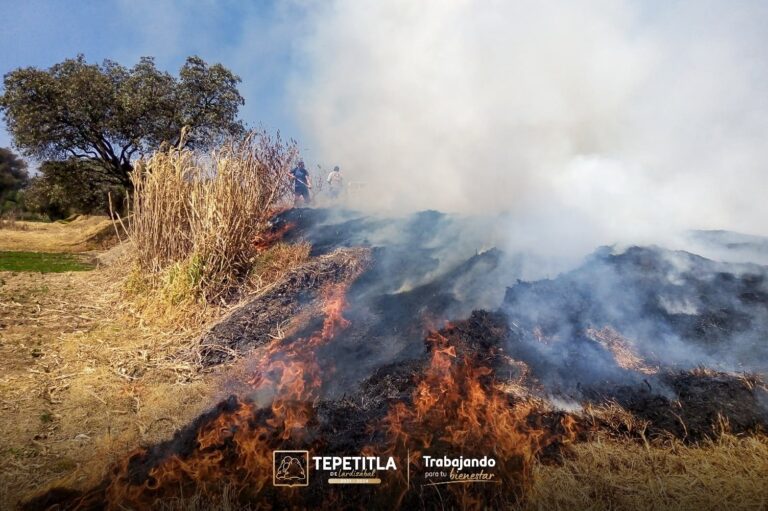 Invita gobierno de Tepetitla a reportar encendido de fogatas