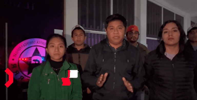 Estudiantes de la FNERRR responsabilizan a la policía por atentar contra la casa del estudiante “Tlahuicole”