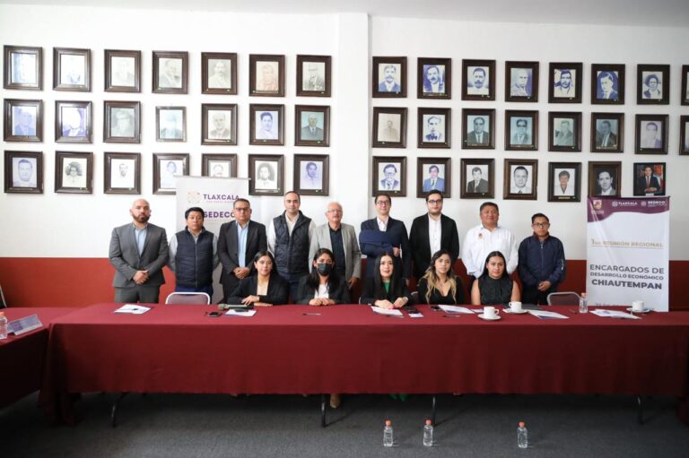 Es Chiautempan sede de la Primera reunión de encargados de Desarrollo Económico de la región Tlaxcala- Apizaco