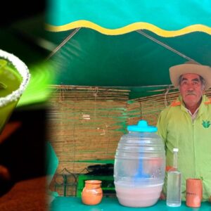 Bebida verde de Tlaxcala, ¿ya la probaste? Es hecha a base de aguamiel