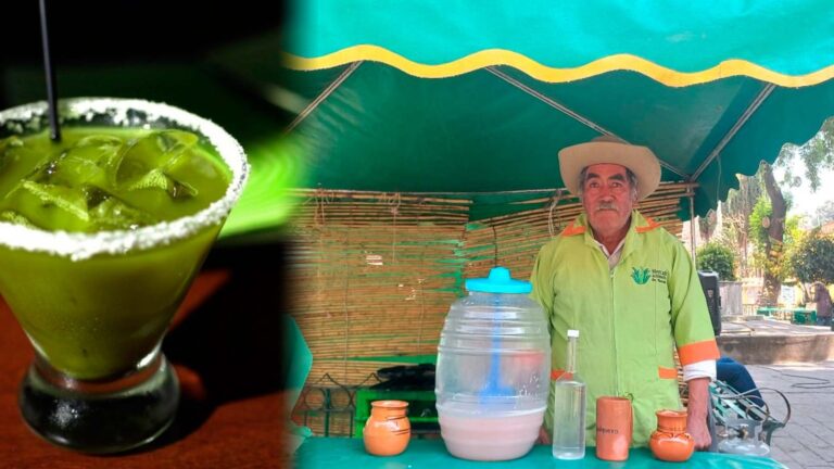 bebida verde de Tlaxcala