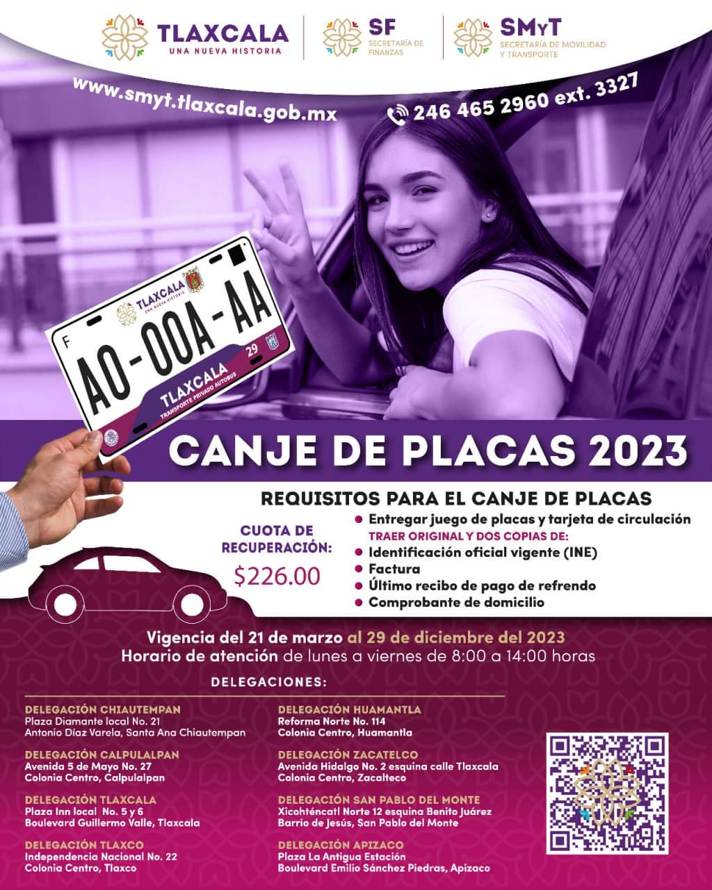 ¡Qué no se te pase! Inicia el canje de placas en Tlaxcala y continua la instalación del Repuve de manera gratuita 1 repuve-placas -Tlaxcala