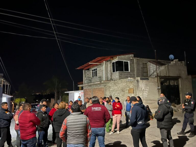 Atiende Alan Alvarado Islas problemas de inseguridad en Tepetitla.