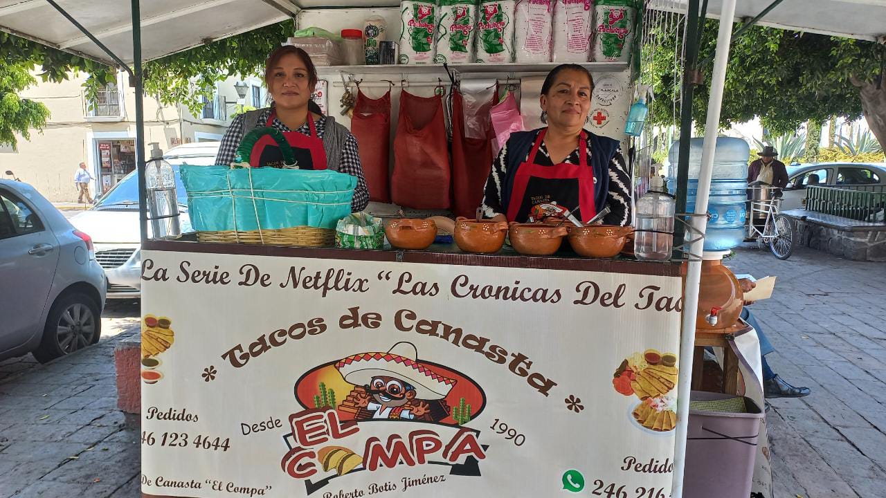tacos de canasta- quesadillas-tlaxcala-comida-comercio