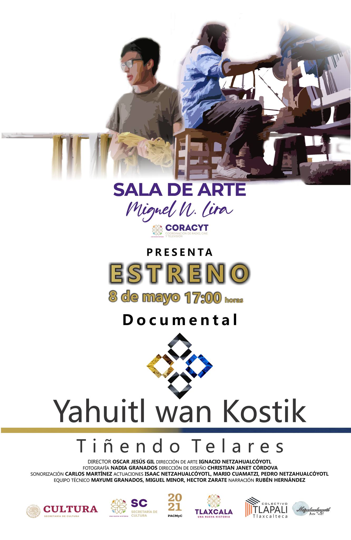 Documental Yahuitl Wan Kostik en la Sala de Arte Miguel N. Lira 2 documenta