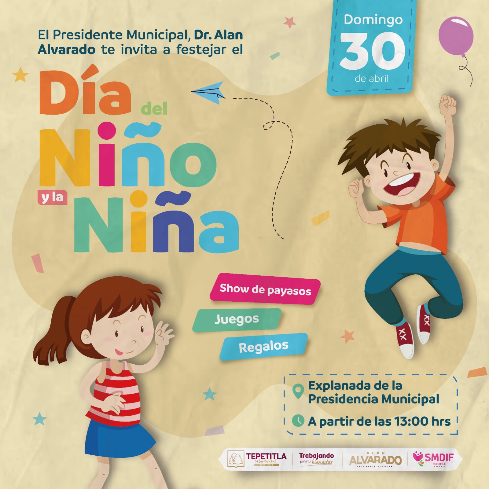 Festeja el día del niño y de la niña en Tepetitla de Lardizábal 2 niño