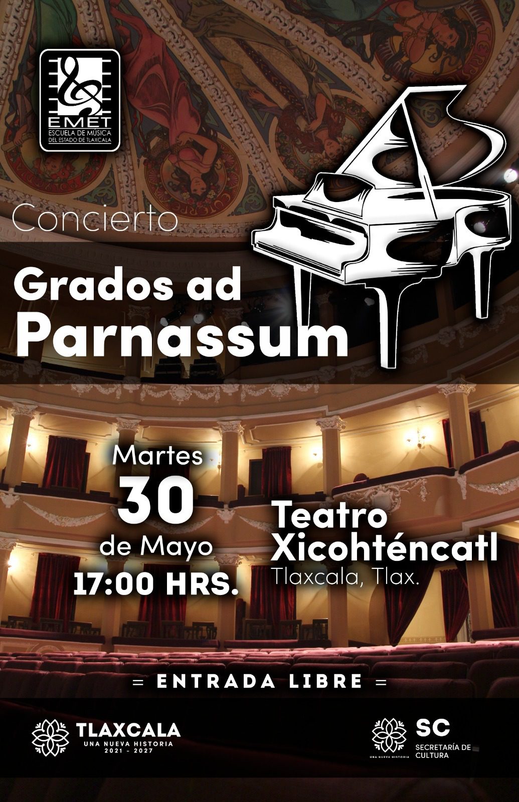 Concierto Grados ad Parnassum en el Teatro Xicohténcatl 2 Concierto