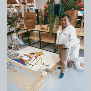 14 artesanos tlaxcaltecas exponen en la Feria de Tabasco 2023; entre ellos, Vicente Ortega de Ixtenco