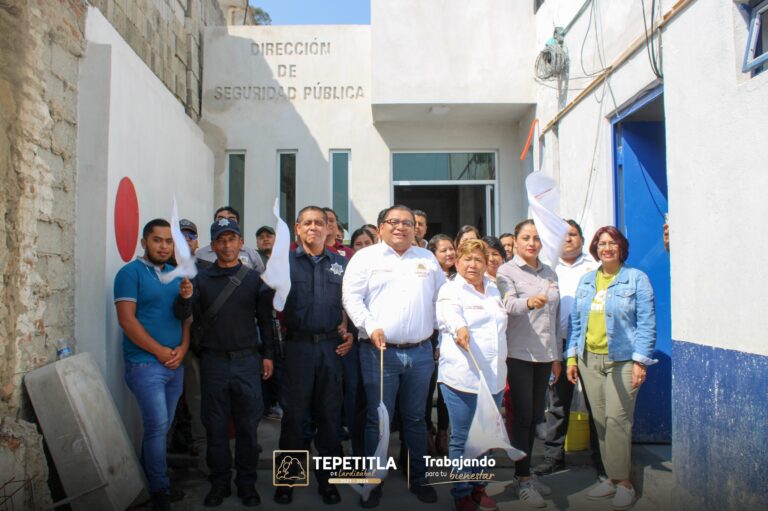 Inicia Tepetitla de Lardizábal segunda etapa de construcción de la Comandancia Municipal