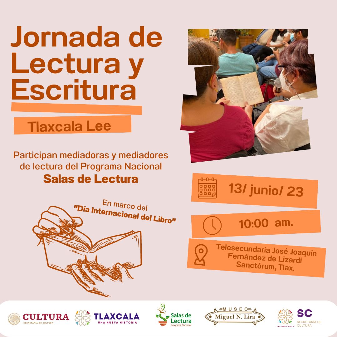Jornadas de Lectura y Escritura: "Tlaxcala Lee" en Sanctorum 2 Jornadas